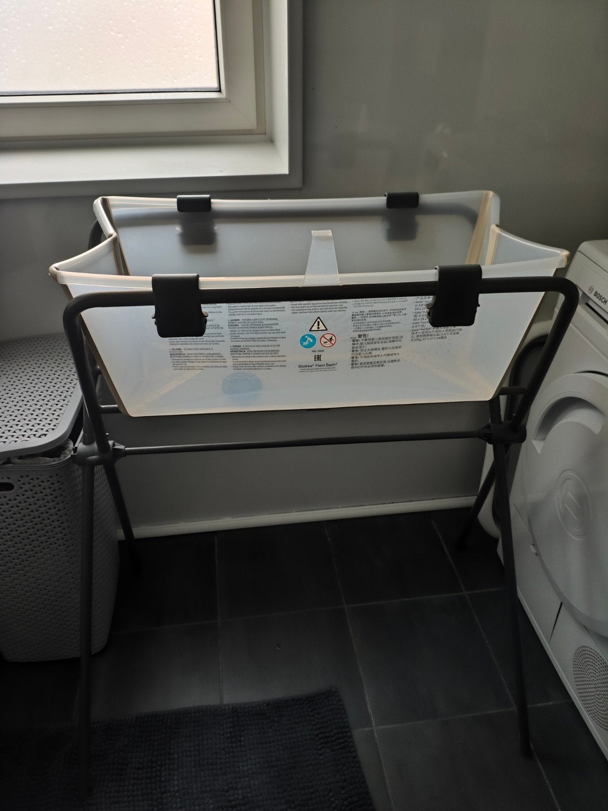 Stokke opvouwbaar bad, Ophalen of Verzenden, Zo goed als nieuw, Badje