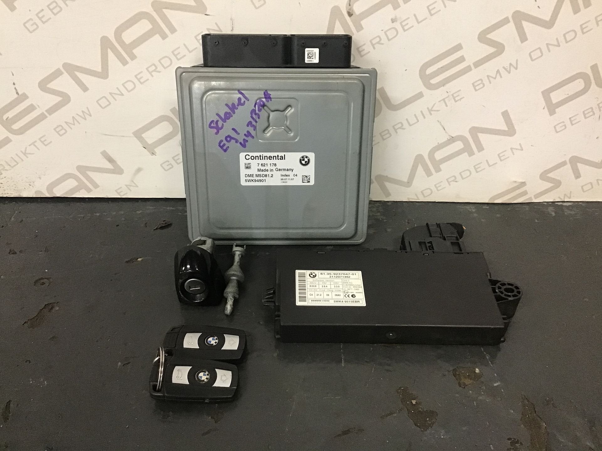 Computer motormanagement set N43B20A BMW E91 7621178, Gebruikt, -, -, Ophalen of Verzenden