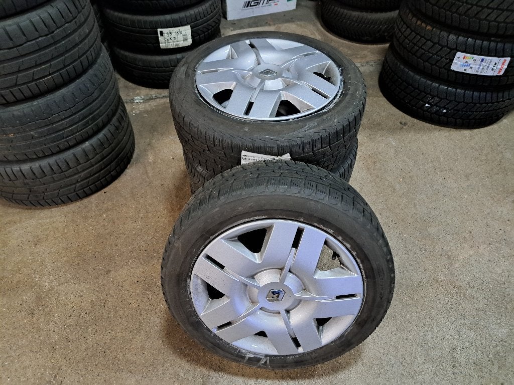 All season banden set Renault Clio 195/55R16, Ophalen, Gebruikt, 15 inch, Michelin