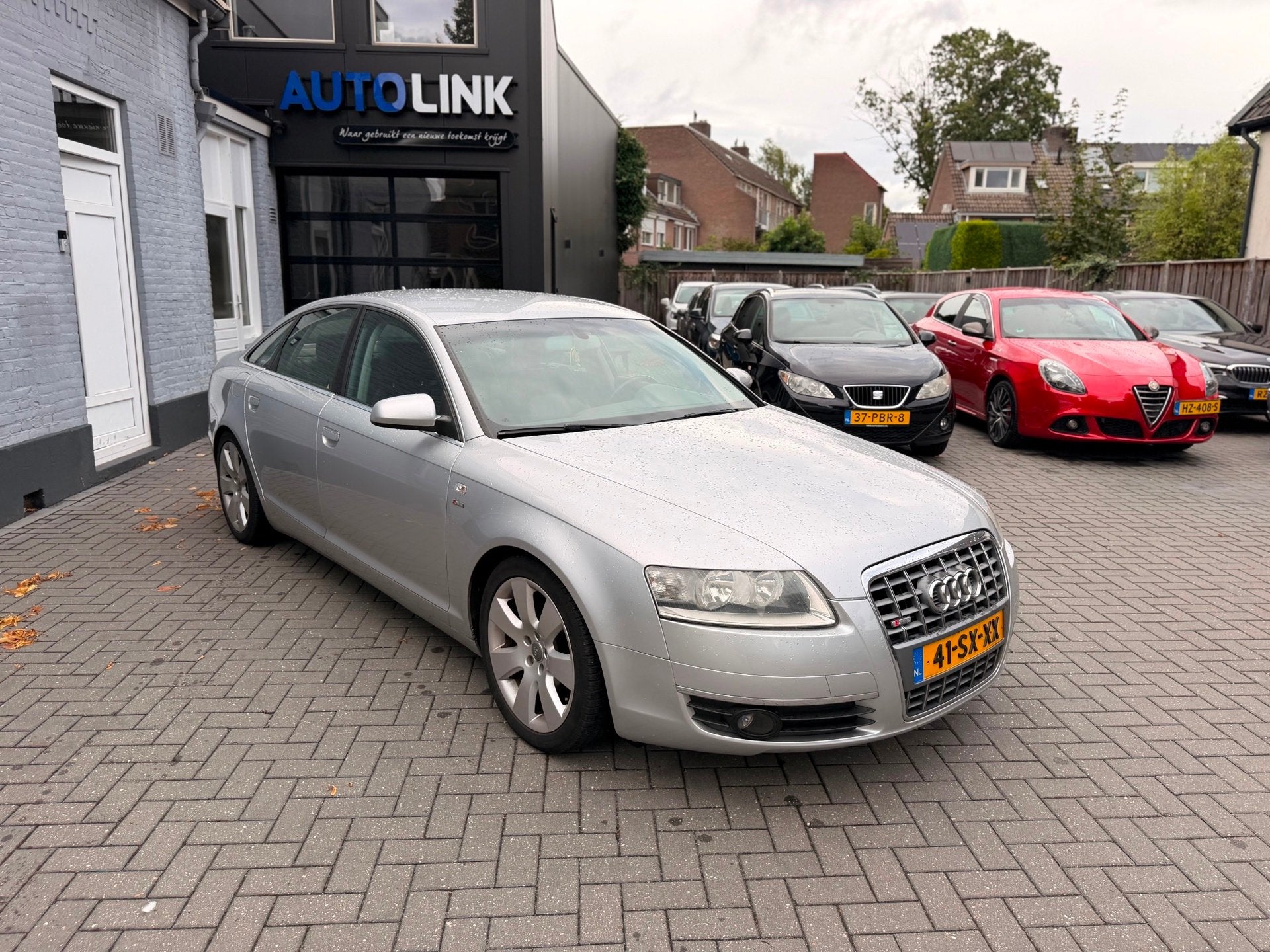 Audi A6 Limousine 2.4 Pro Line | INRUILKOOPJE | LEER | AUTOM, Auto's, Audi, Zwart, Euro 4, Zilver of Grijs, A6