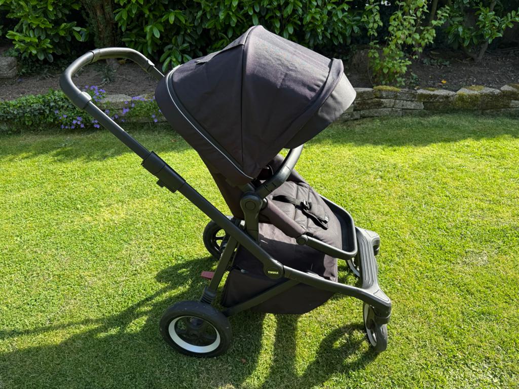 Thule kinderwagen met reiswieg, Gebruikt, Combiwagen, Met reiswieg, Ophalen