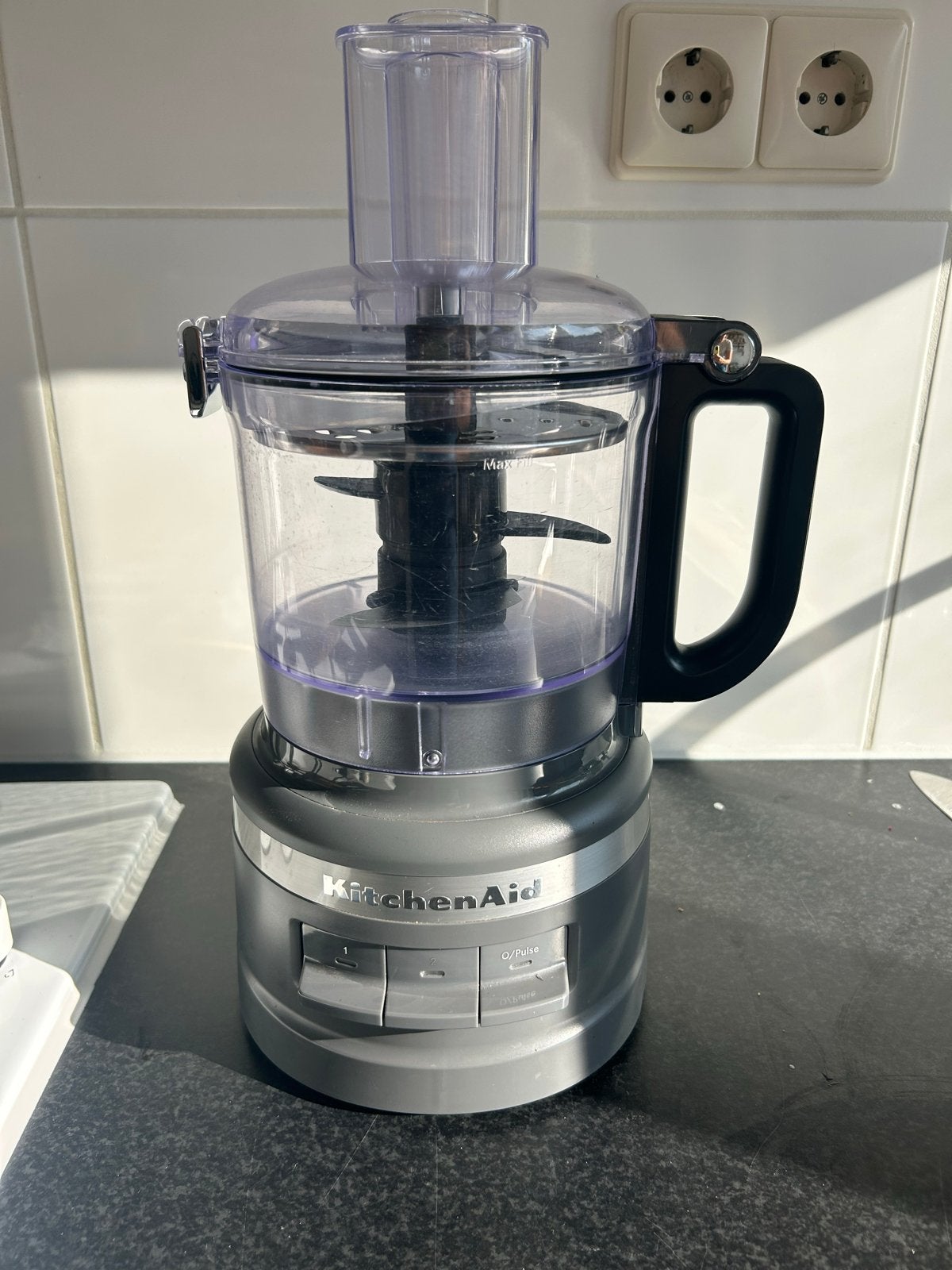 KitchenAid Foodprocessor 1,7L, Witgoed en Apparatuur, Keukenmixers, Ophalen, Gebruikt, 1 tot 2 liter, 2 snelheden