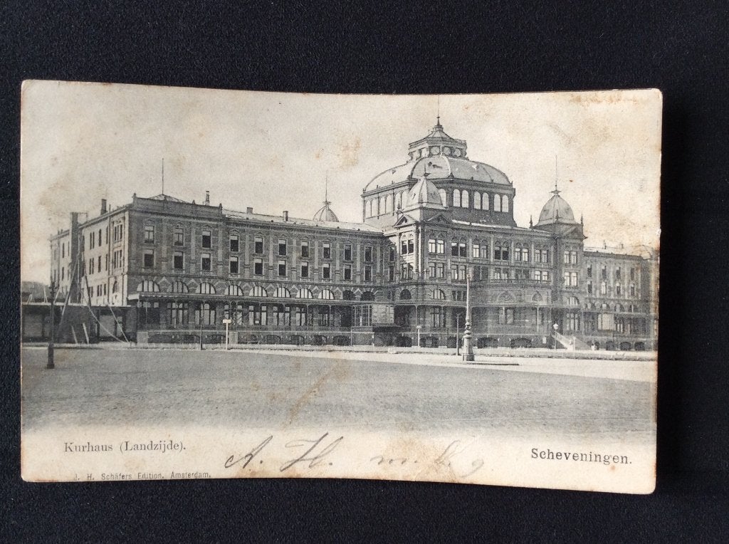 Scheveningen, Kurhaus (landzijde), Ophalen of Verzenden, Voor 1920, Gelopen, Zuid-Holland