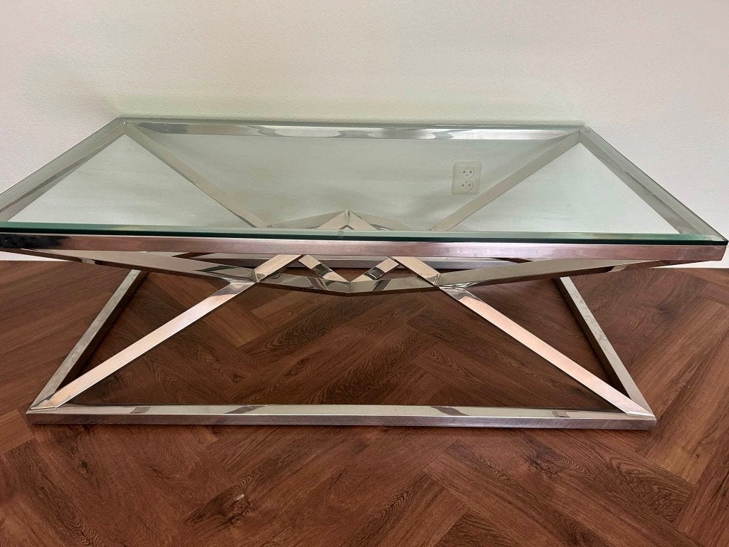 Salontafel, Huis en Inrichting, Ophalen, Gebruikt, 100 tot 150 cm, 50 tot 100 cm