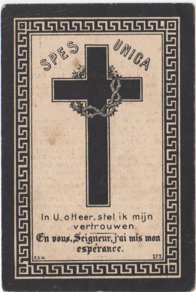 Johanna M. Kersten 1883 Brielle + 1916 Oisterwijk, 22 jaar, Ophalen of Verzenden