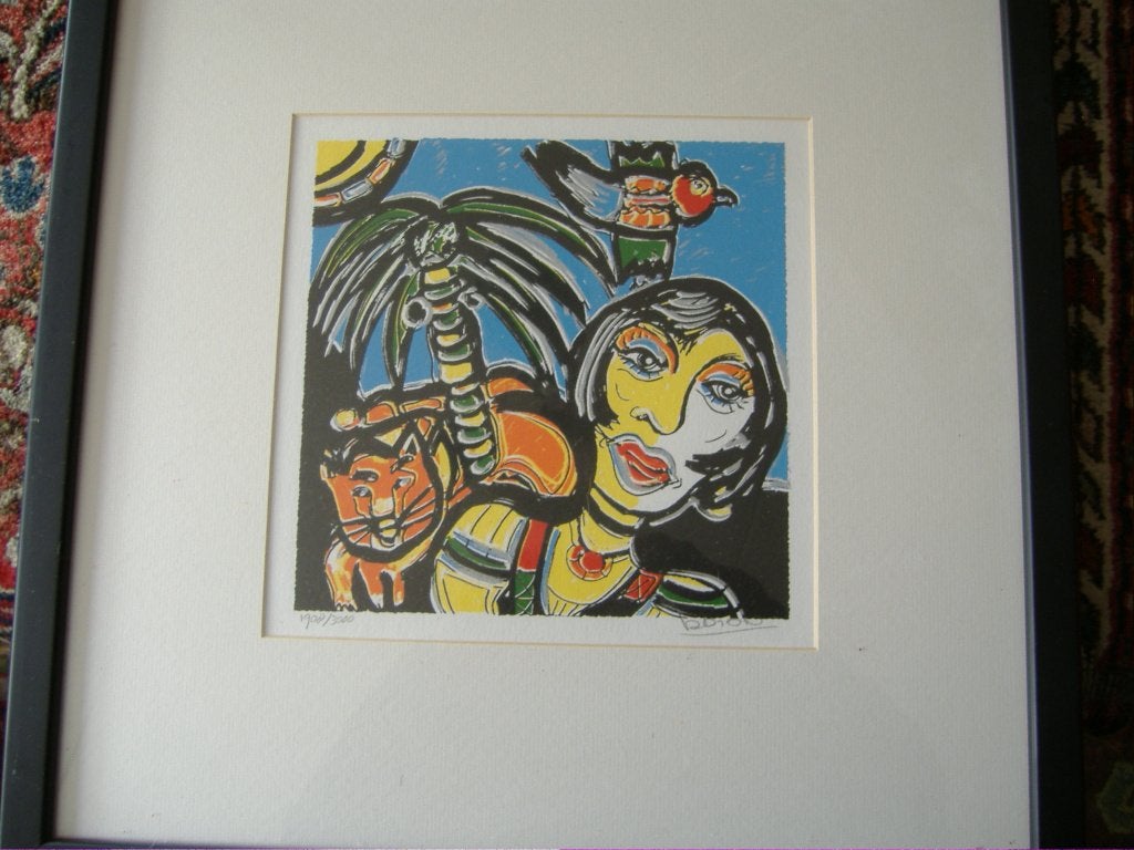 3 x zeefdruk origineel, Antiek en Kunst, Ophalen of Verzenden