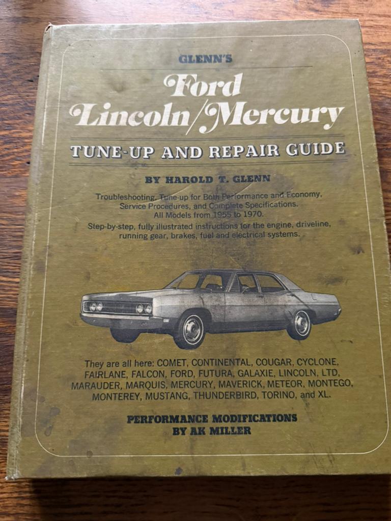 Ford Lincoln/Mercury tune-up and repair guide 1955-1970, Ophalen
