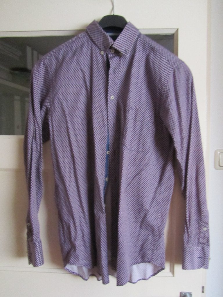 Overhemd jac Hensen Modern Fit S, Overige kleuren, Verzenden, Halswijdte 38 (S) of kleiner, Zo goed als nieuw