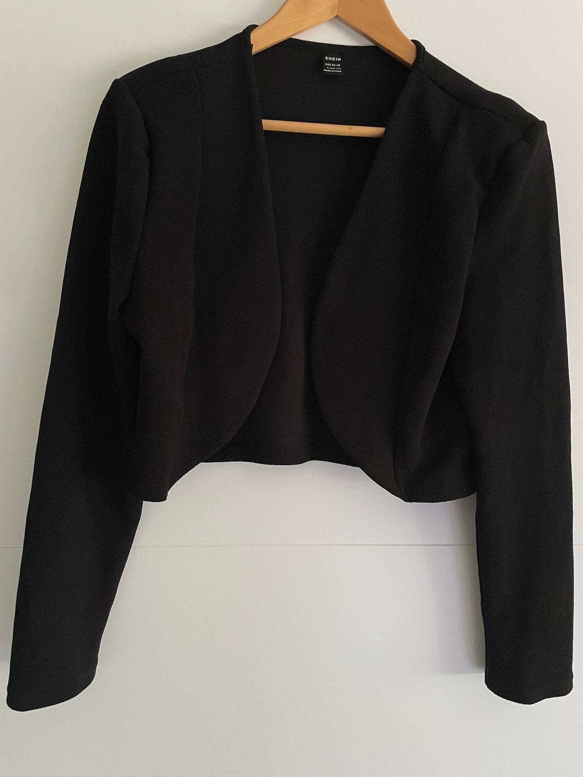 Zwart Bolero Jasje Maat L van Shein, Kleding | Dames, Zwart, Maat 42/44 (L), Ophalen of Verzenden, Jasje