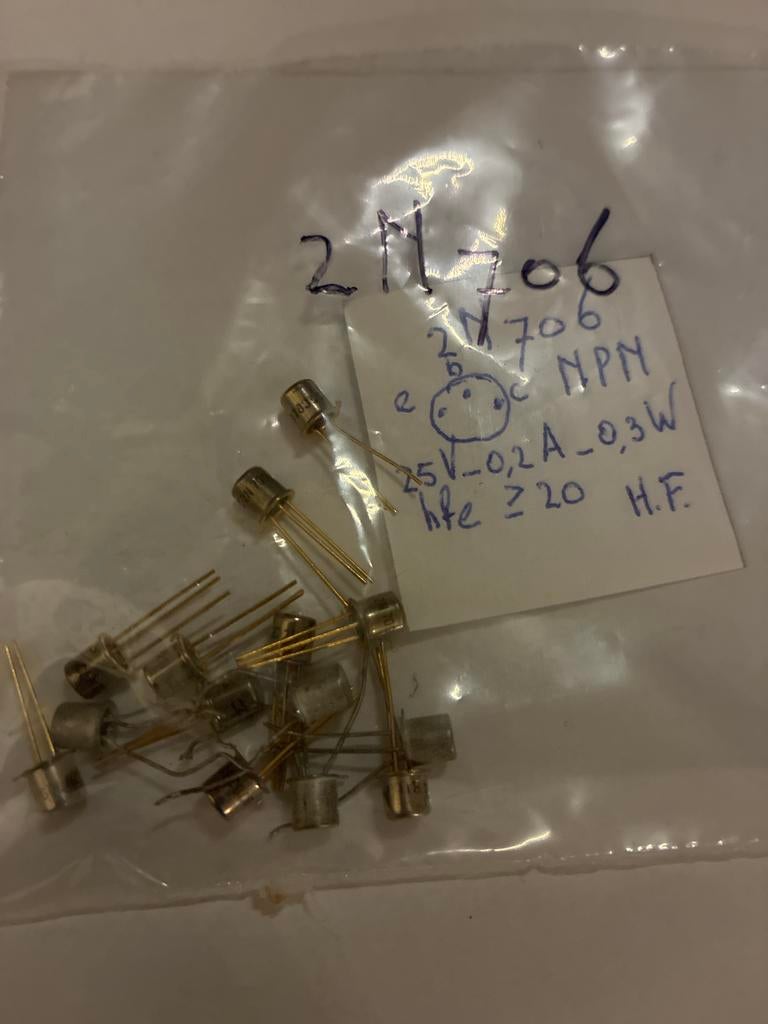 2N706 NPN Transistoren - 14 stuks, Ophalen of Verzenden, Gebruikt
