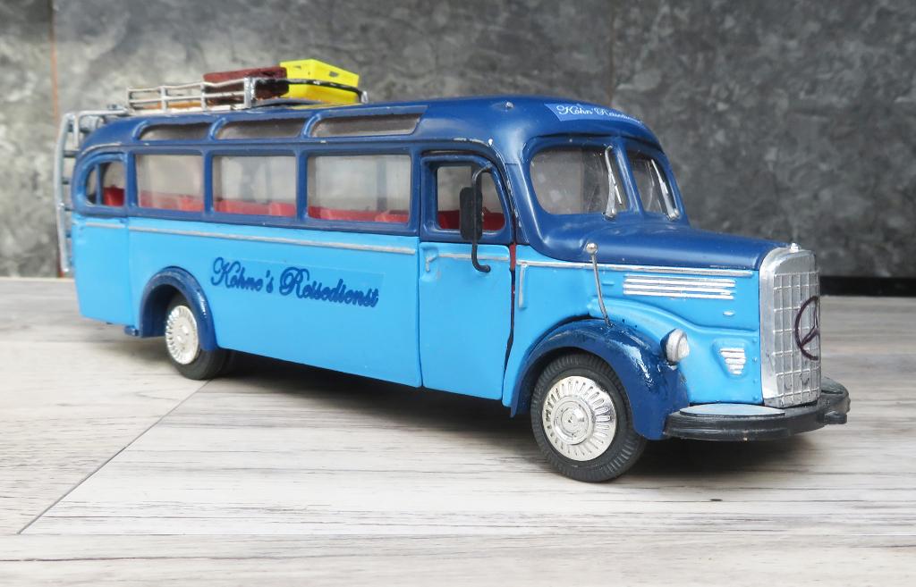 Oldtimer Mercedes bus uit 1949, Ophalen of Verzenden, Zo goed als nieuw, Bus of Vrachtwagen, NZG