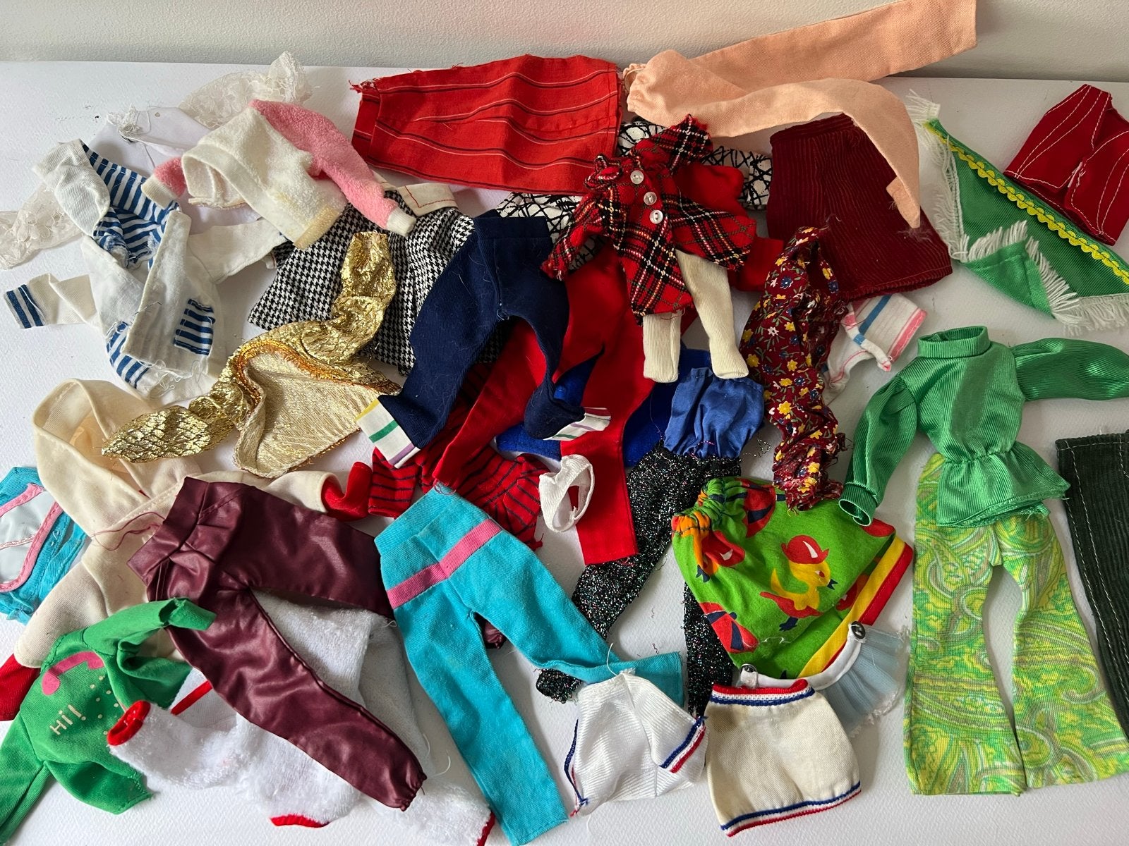 Grote partij Sindy Fleur Barbie kleding vintage, Ophalen, Gebruikt, Barbie