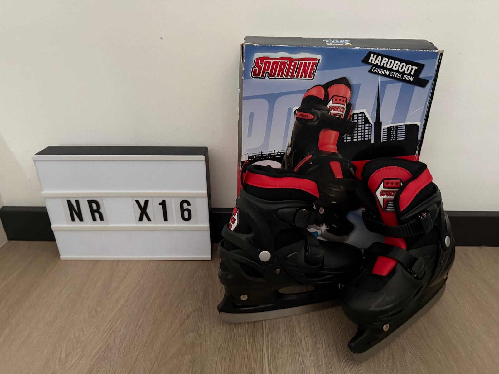 IJshockey schaatsen verstelbaar 34 35 36 37, Ophalen of Verzenden, Zo goed als nieuw, IJshockeyschaatsen, Overige merken