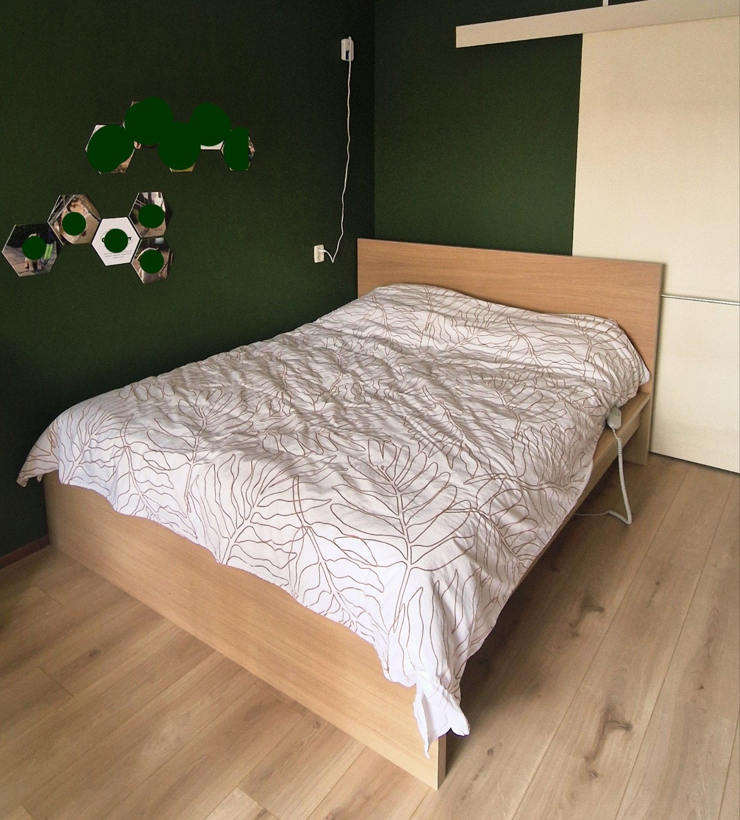 Malm bedframe 160x200, Ophalen, Tweepersoons, 200 cm, 160 cm