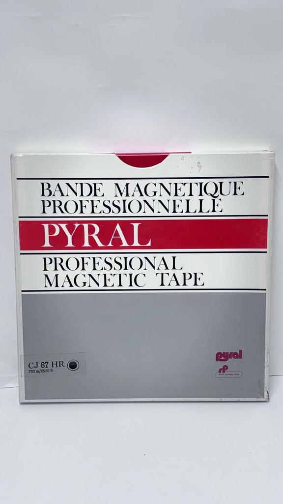 Pyral professionele magnetische bandrecorder tape, Audio, Tv en Foto, Bandrecorders, Ophalen of Verzenden, Onderdeel