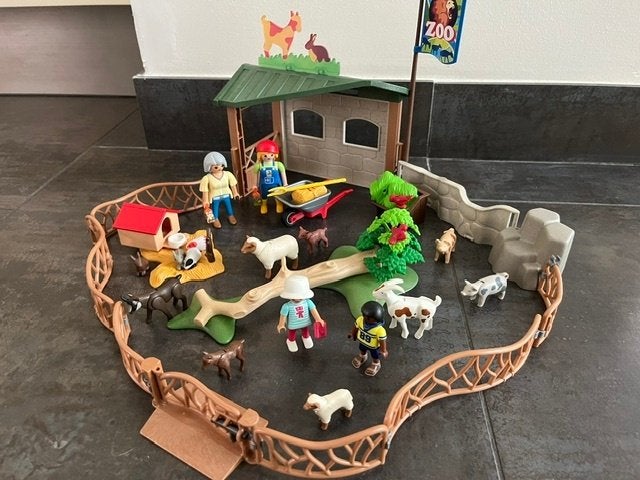 Playmobil kinderboerderij Set 6635, Gebouw, Complete set, Ophalen of Verzenden, Zo goed als nieuw