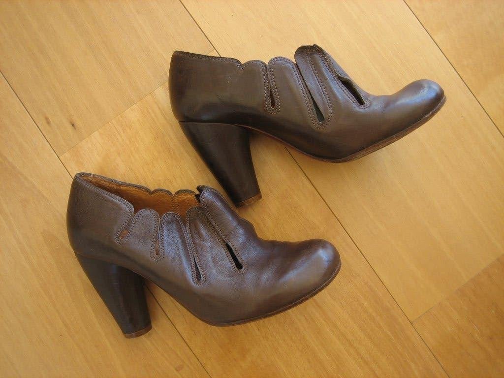 Exclusieve bruin leren enkelschoenen CHIE MIHARA 37 snazzeys, Pumps, Bruin, Verzenden, Nieuw