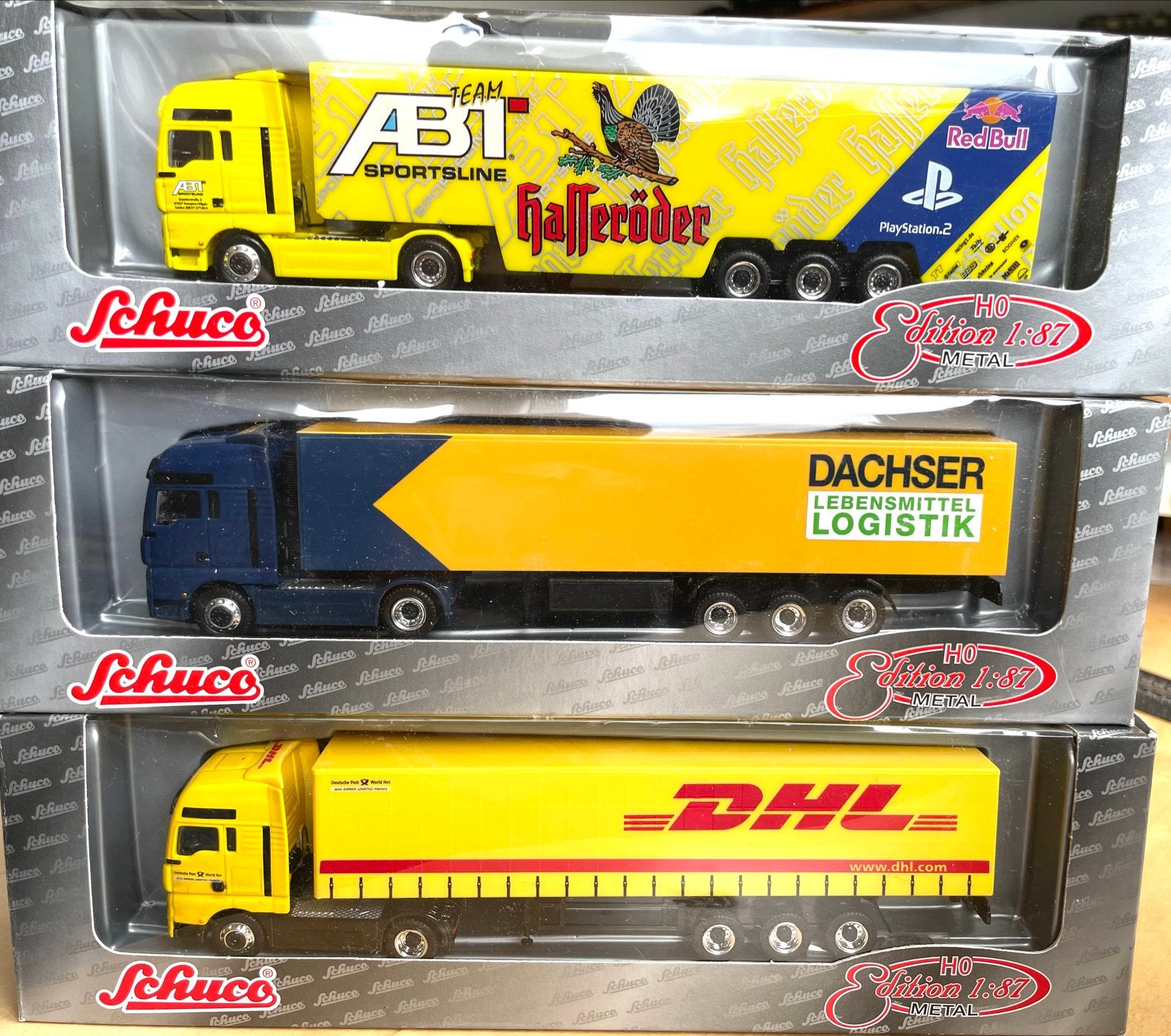 Schuco H0 Edition 1:87 Metal Vrachtwagens nw in ovp, Schuco, -, -, Nieuw