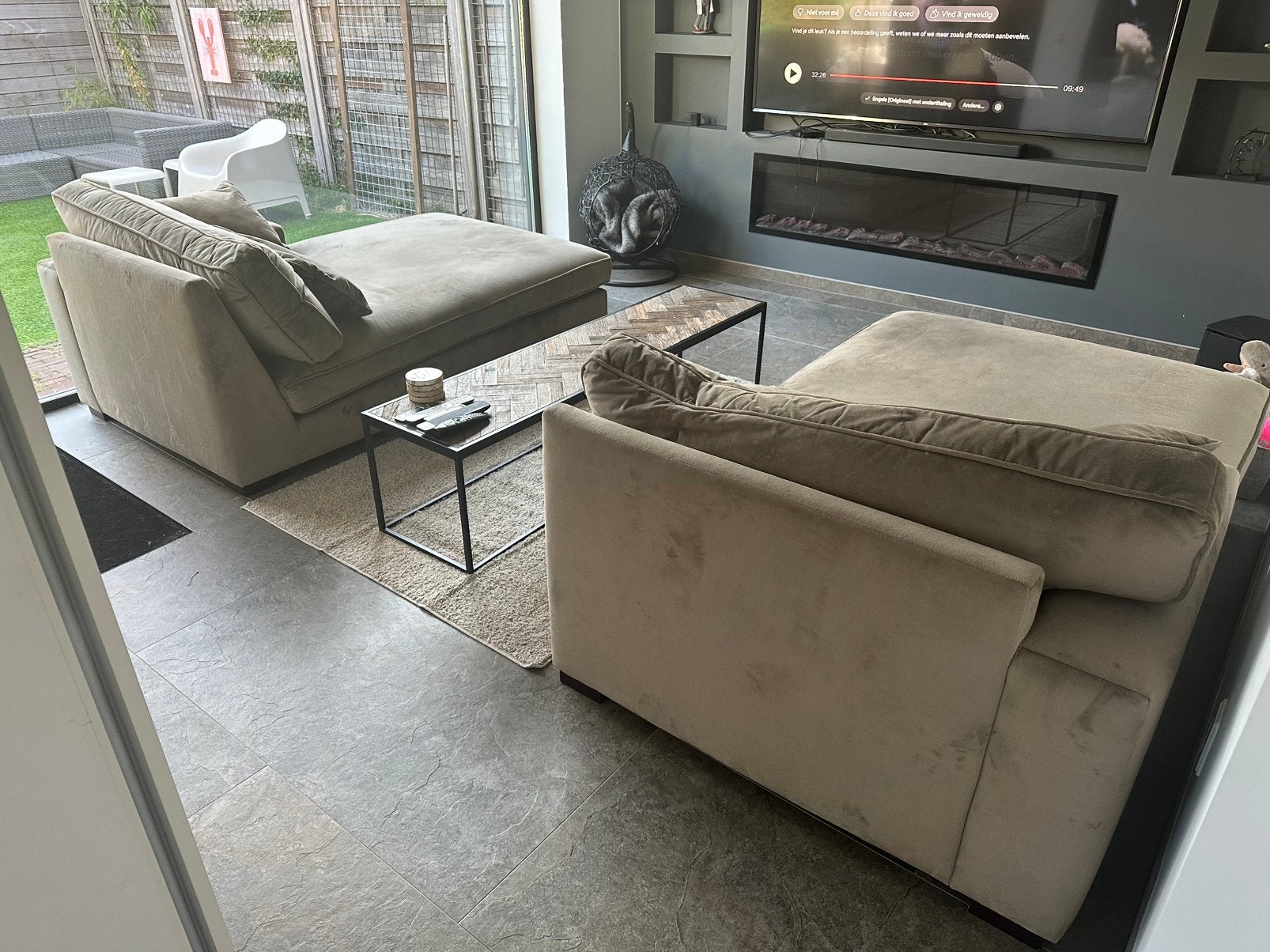 Chaise longue 1x, Huis en Inrichting, Ophalen of Verzenden, Zo goed als nieuw, Eenpersoons, Minder dan 150 cm