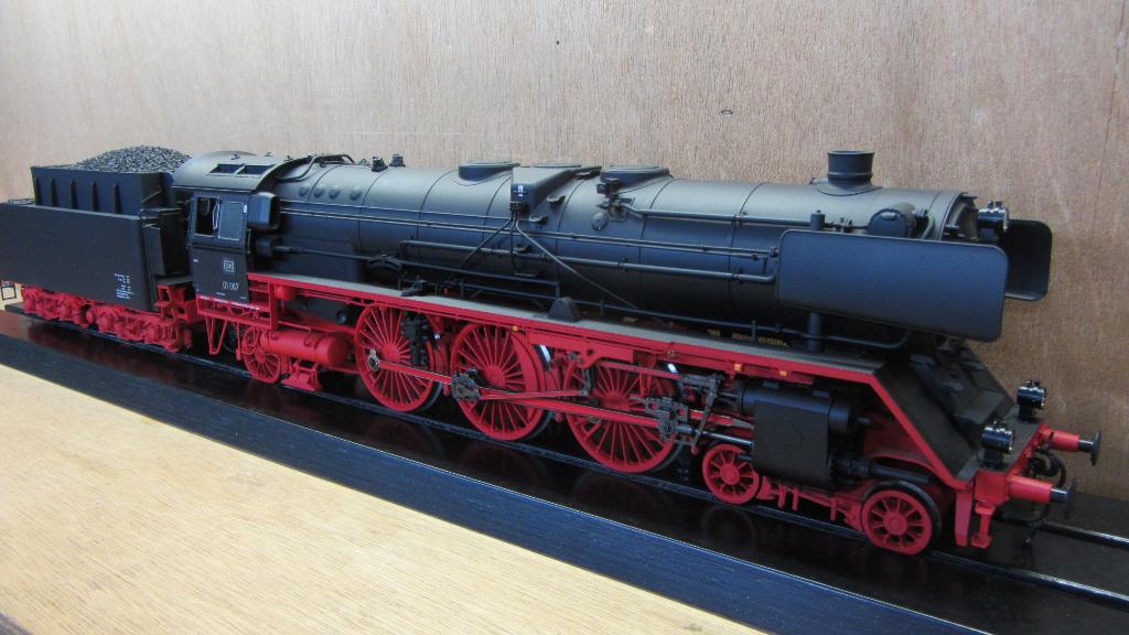 Märklin spoor 1 : Stoomlocomotief Br 01 DB - 55900, Ophalen, Locomotief, Gelijkstroom of Wisselstroom, Zo goed als nieuw