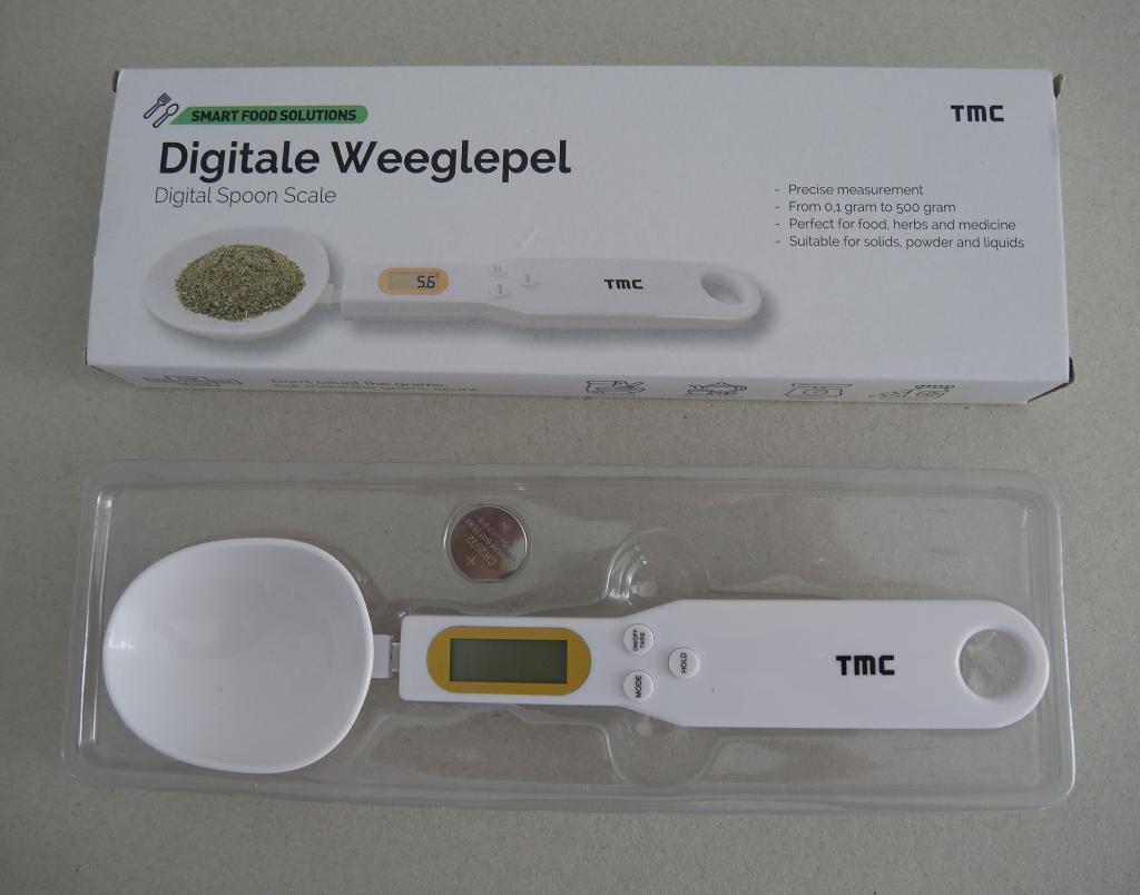 Digitale Weeglepel - 0,1 gram/500 gram NIEUW, Overige typen, Ophalen of Verzenden, Nieuw, Wit
