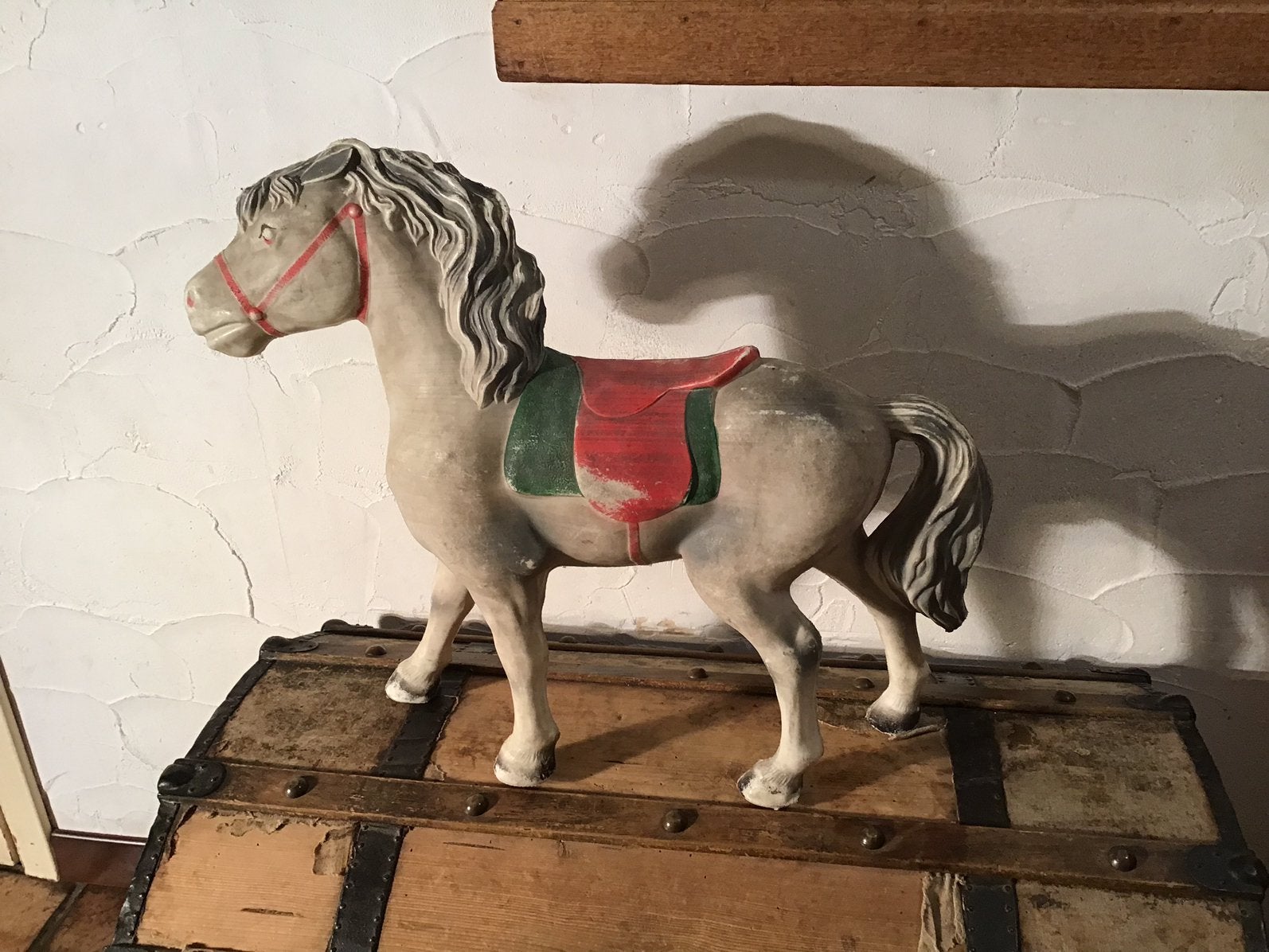 Vintage speelgoedpaard, Antiek en Kunst, Antiek | Speelgoed, Ophalen of Verzenden