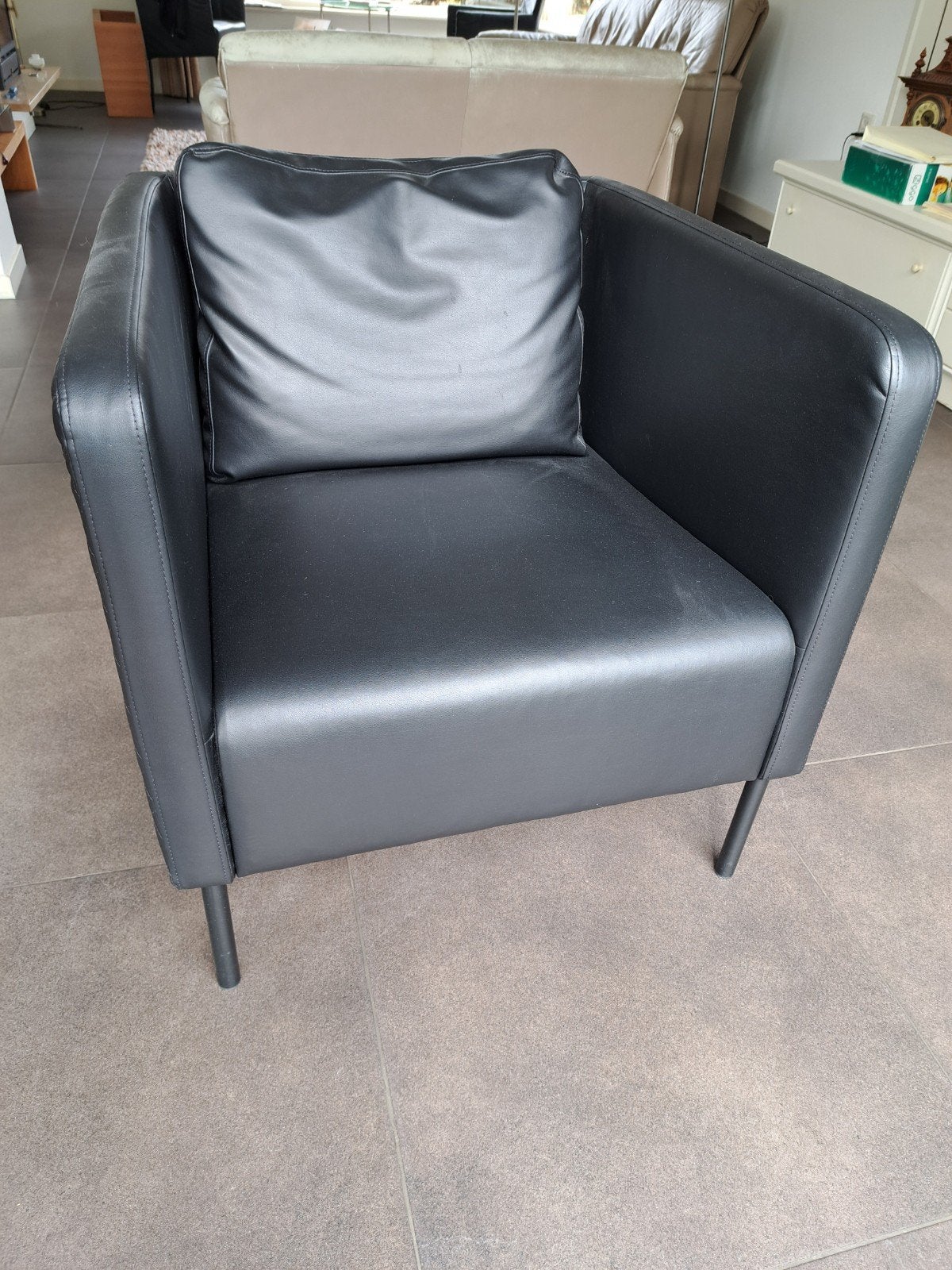 fauteuil te koop, Ophalen, Kunststof, Minder dan 75 cm, Zo goed als nieuw