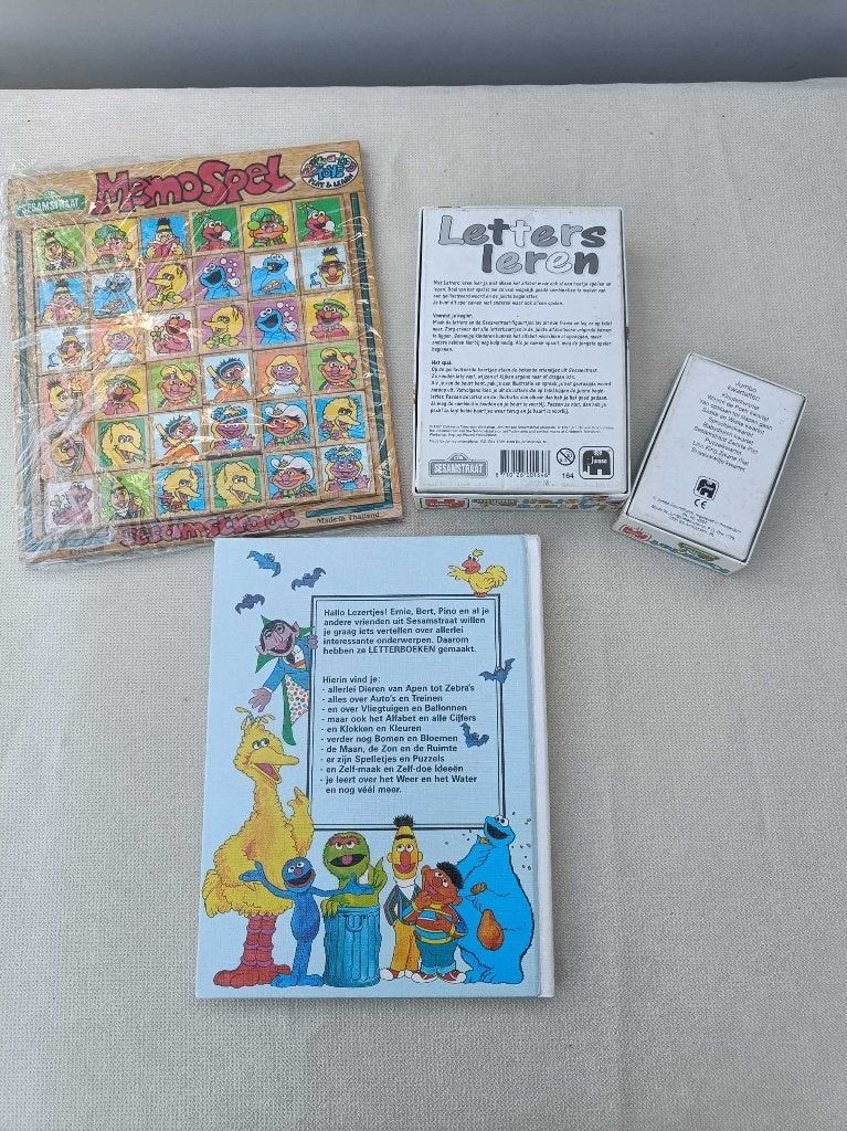 Vintage Sesamstraat pakket, Ophalen of Verzenden