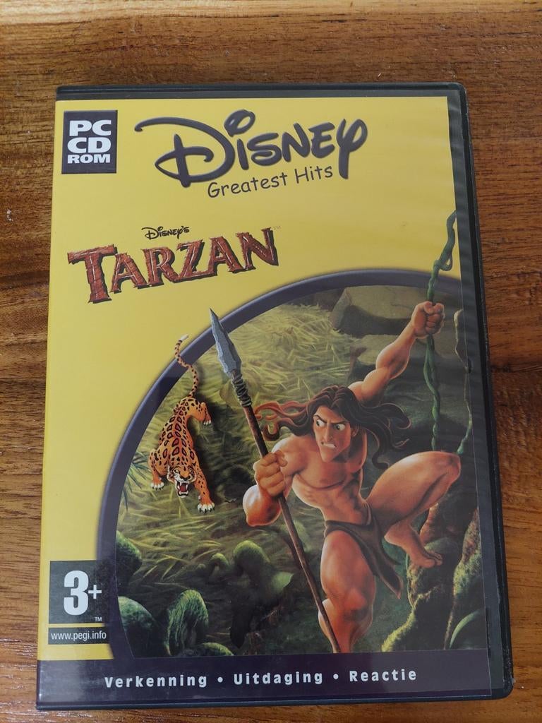 Disney's Tarzan PC CD-ROM spel, Avontuur en Actie, Gebruikt, 1 speler, Eén computer