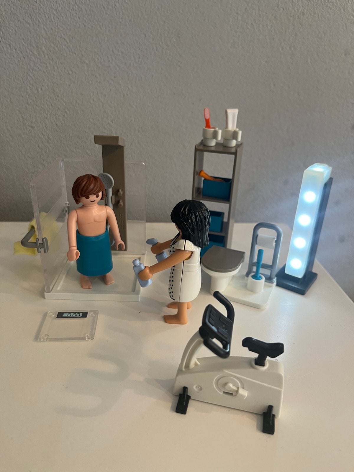 Playmobil Badkamer Set met Figuren en Accessoires, Kinderen en Baby's, Ophalen of Verzenden, Gebruikt, Jongen of Meisje