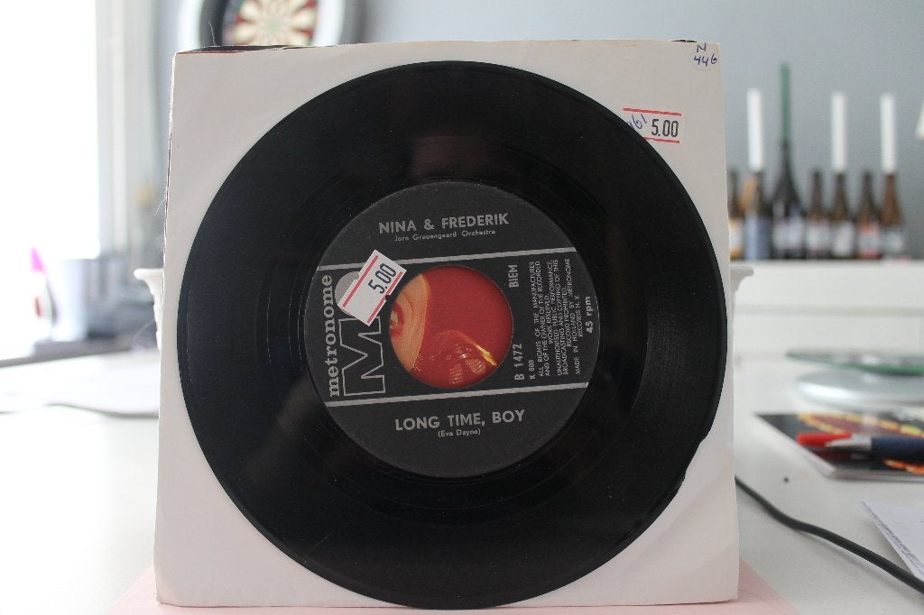 7" Single Nina & Frederik - Long Time Boy / Countin', Gebruikt, 7 inch, Ophalen of Verzenden, Pop