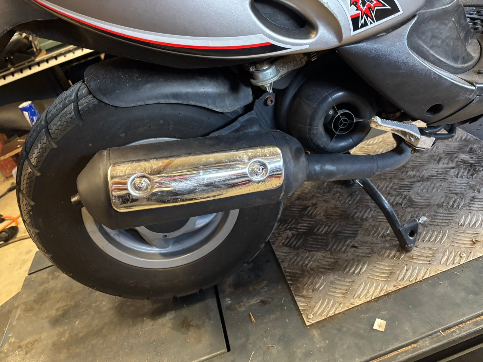 Gilera stalker uitlaat ixil te koop!, Ophalen