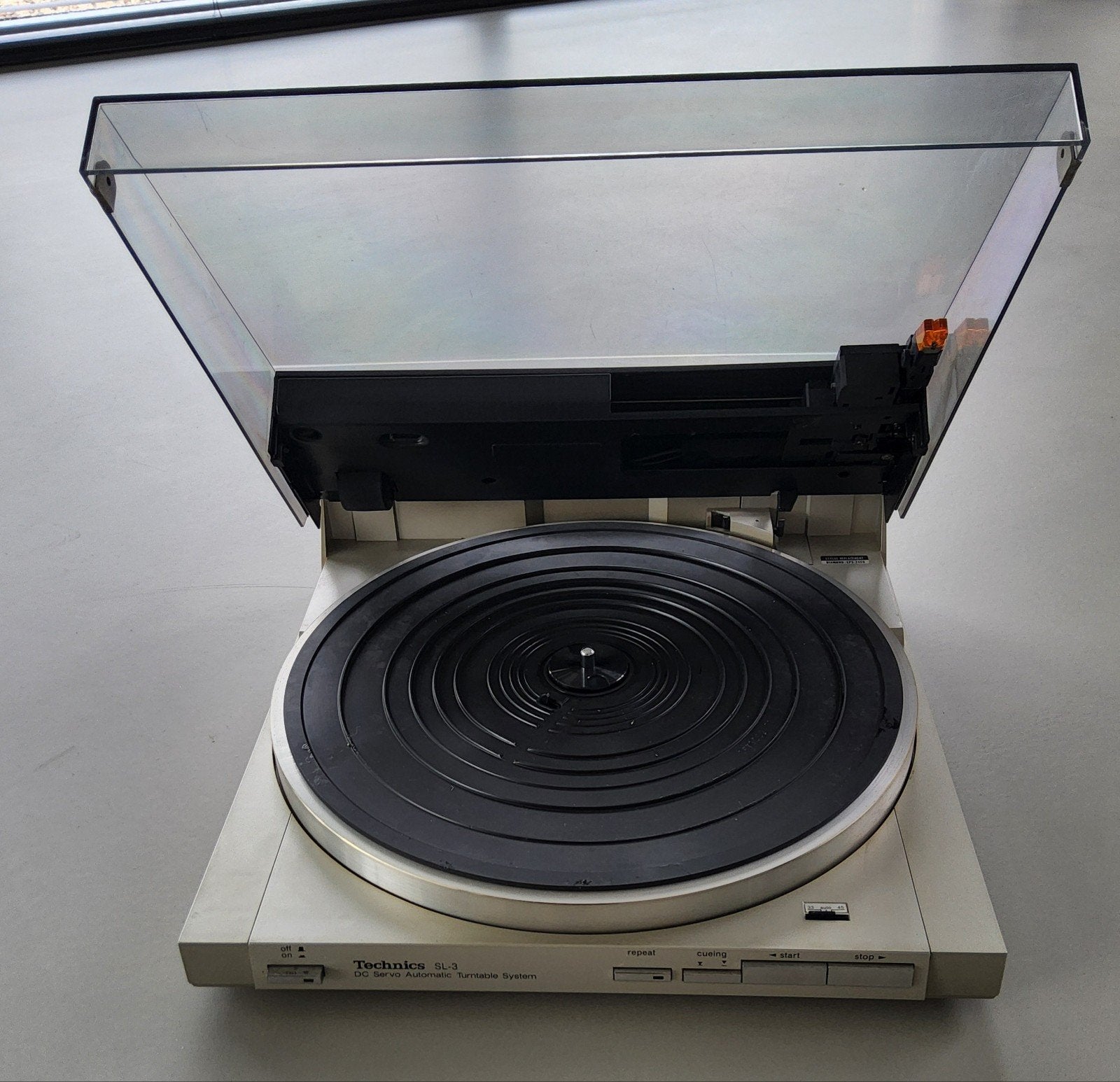 Technics SL-3 DC Servo Automatisch Draaitafelsysteem, Automatisch, Ophalen of Verzenden, Zo goed als nieuw, Platenspeler