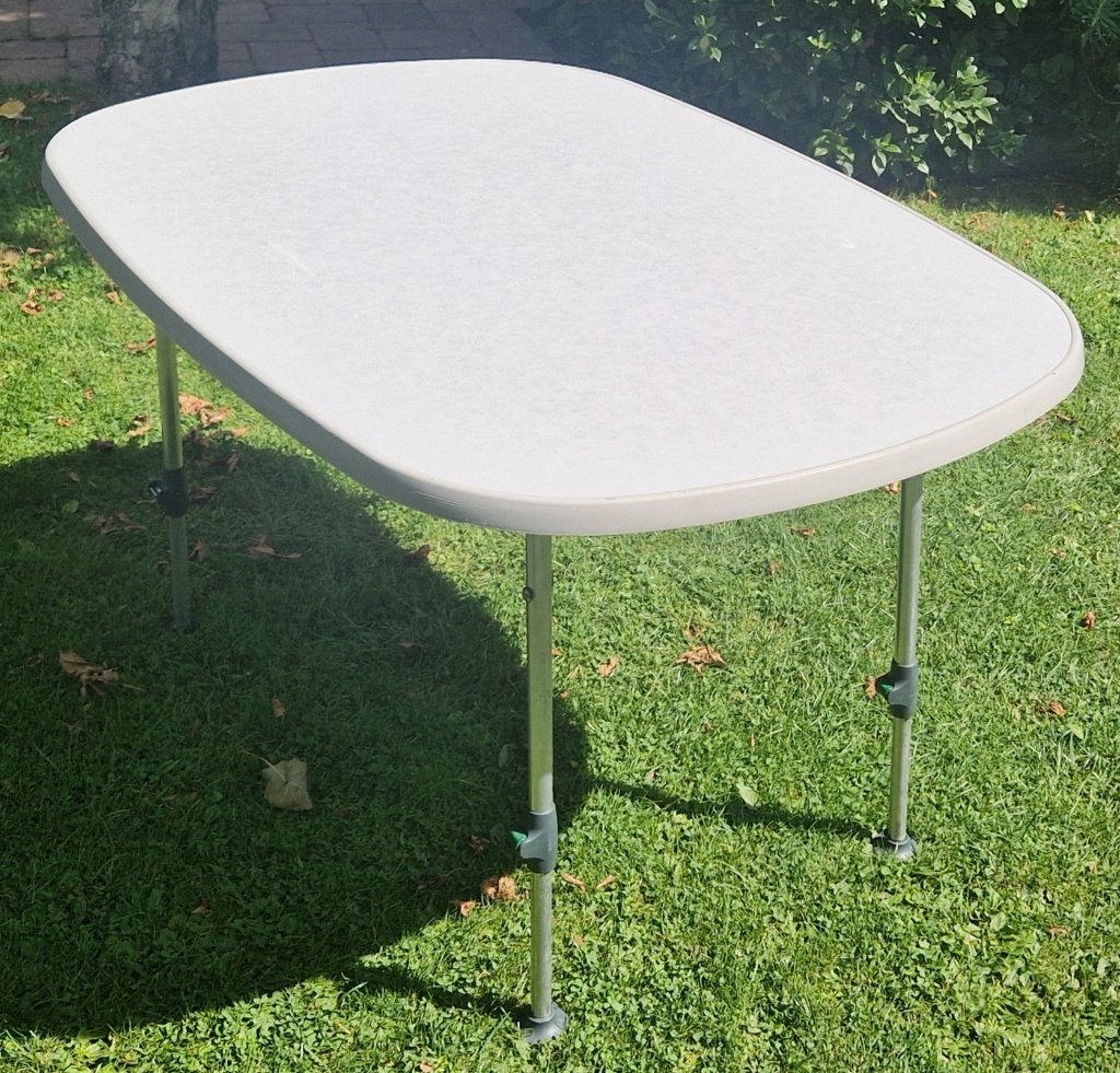 Verstelbare Campingtafel - 90x130cm - Gebruikt, prima staat, Ophalen, Gebruikt, Campingtafel