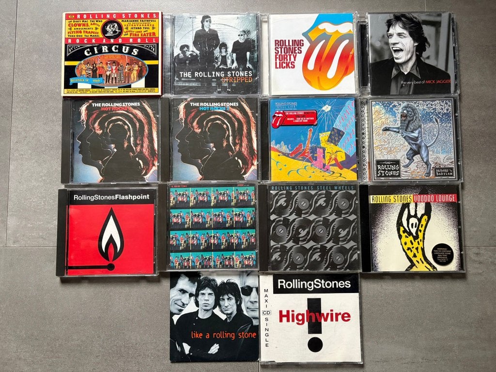 Rolling Stones 15x cd: Circus,Voo,Steel, Jump,Flashpoint,Hot, Cd's en Dvd's, Ophalen of Verzenden, Zo goed als nieuw, Poprock
