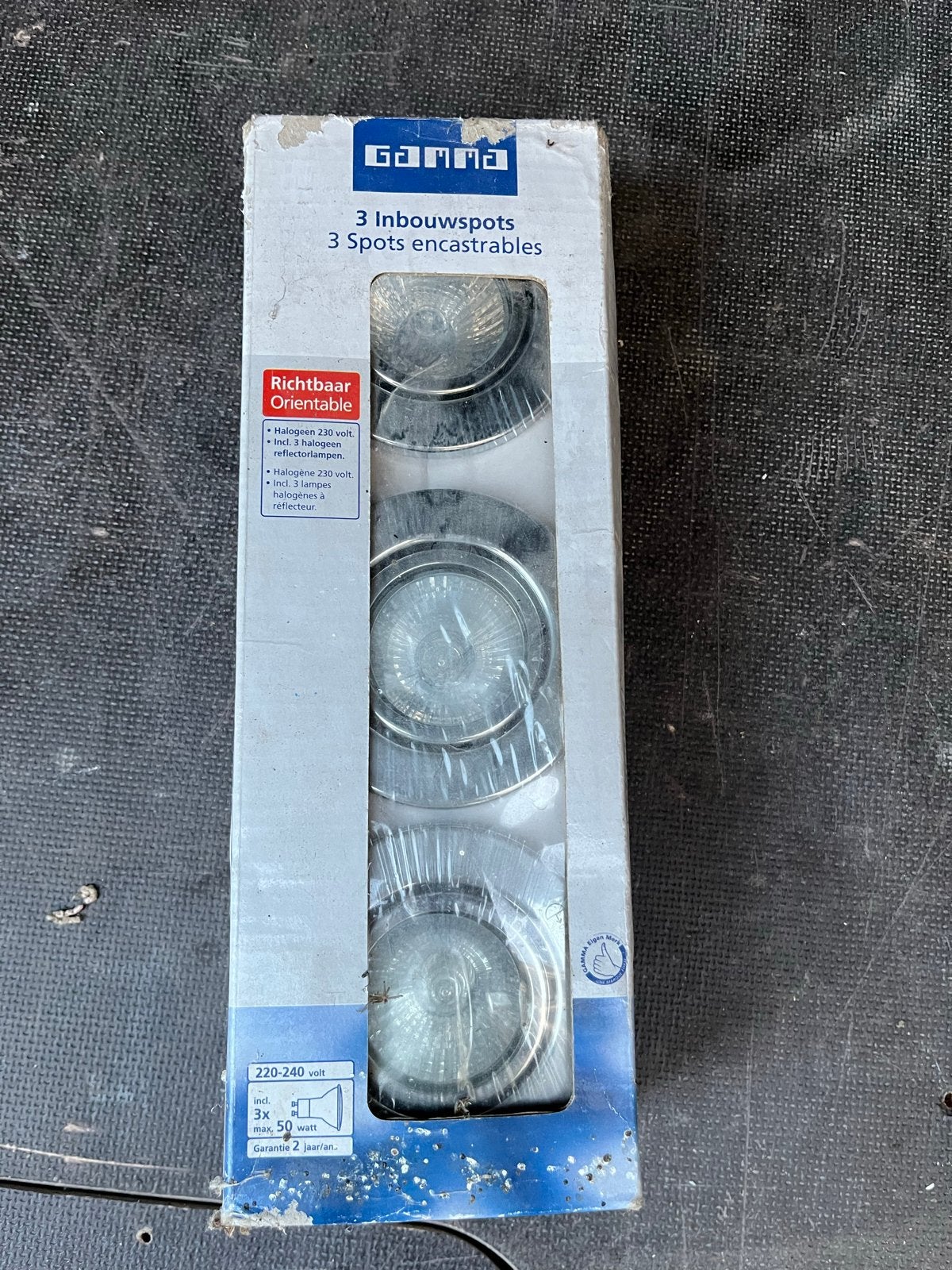 Gamma 3 Inbouwspots - Halogeen 230V, Richtbaar, Halogeen, Verstelbaar, Overige merken, Nieuw