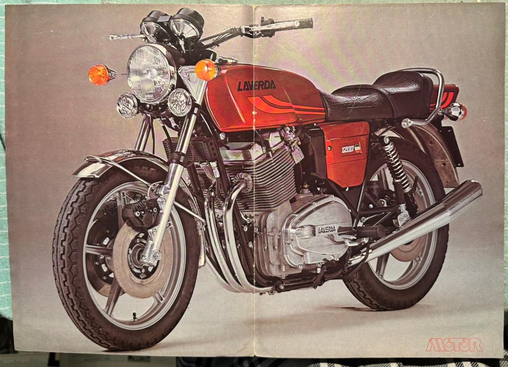 Poster Laverda 1200, Verzenden, Zo goed als nieuw, Motoren