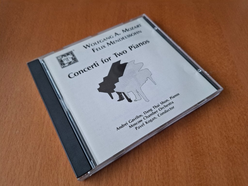MOZART / MENDELSSOHN: Concerten voor 2 piano's (Gavrilov), Ophalen of Verzenden, Classicisme, Gebruikt, Orkest of Ballet