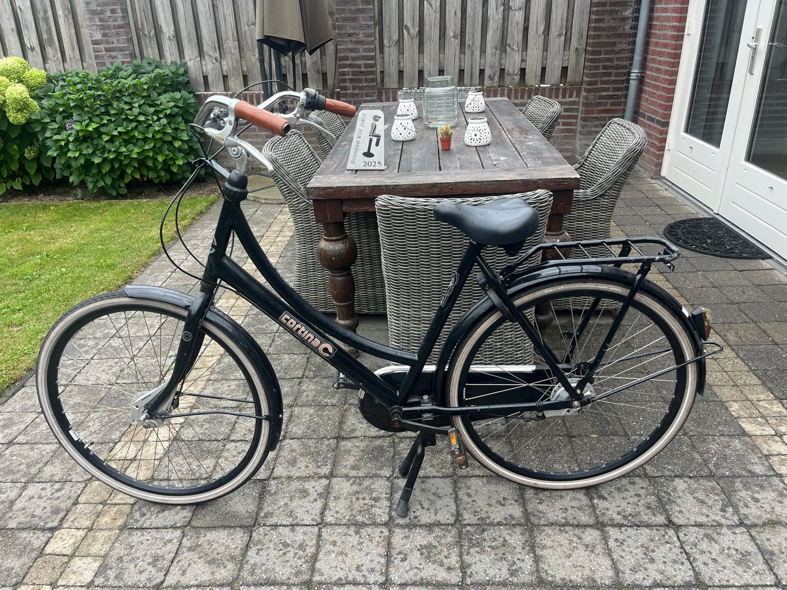 Cortina fiets met werk (zadel en bel), Overige merken, Gebruikt, Versnellingen, Ophalen of Verzenden
