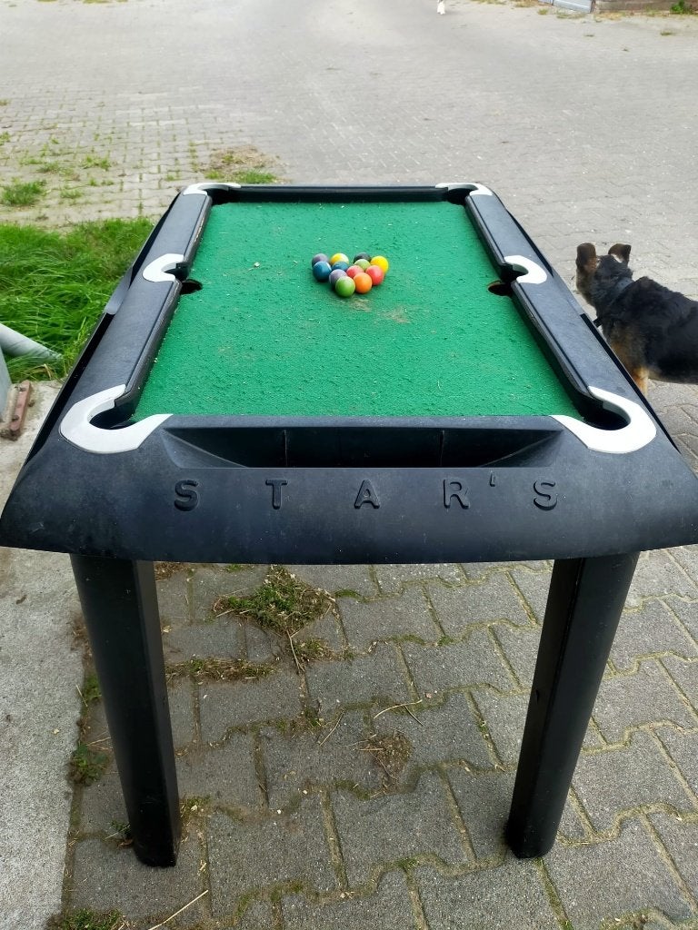 stars pool tafel, Sport en Fitness, Ophalen, Gebruikt, Pooltafel