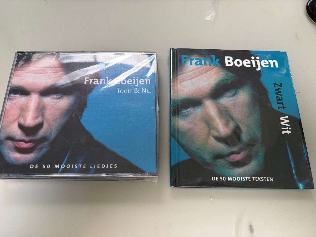 Frank Boeijen - Toen & Nu "De 50 Mooiste Liedjes" met boek, Boxset, Ophalen of Verzenden, Zo goed als nieuw, Inclusief boekje