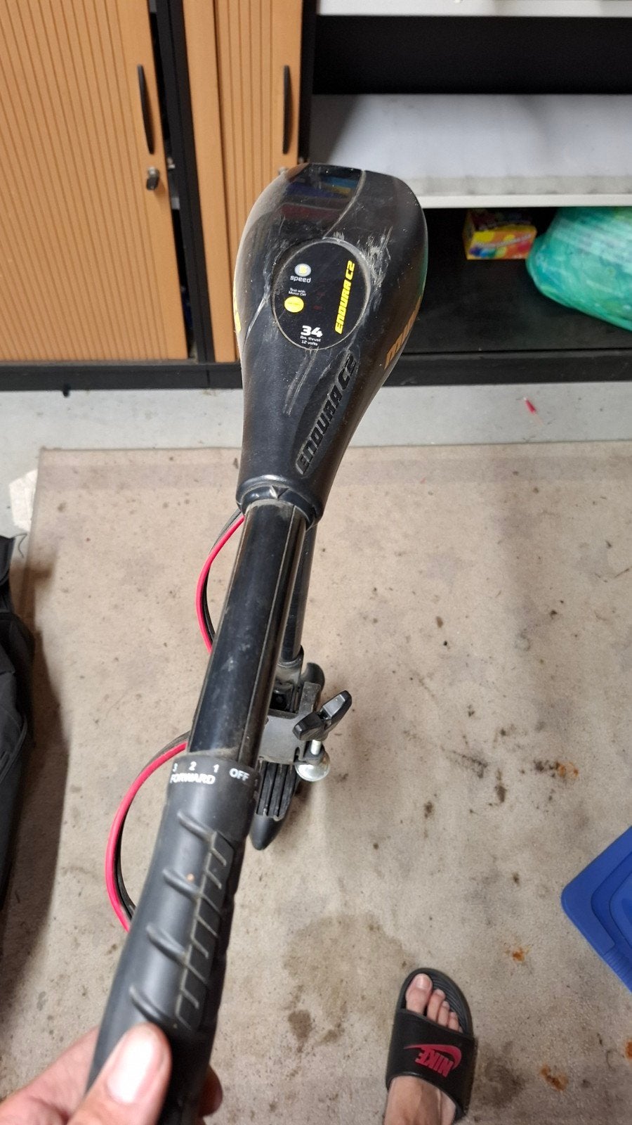 Minn Kota Endura C2 buitenboordmotor, Ophalen of Verzenden, Gebruikt