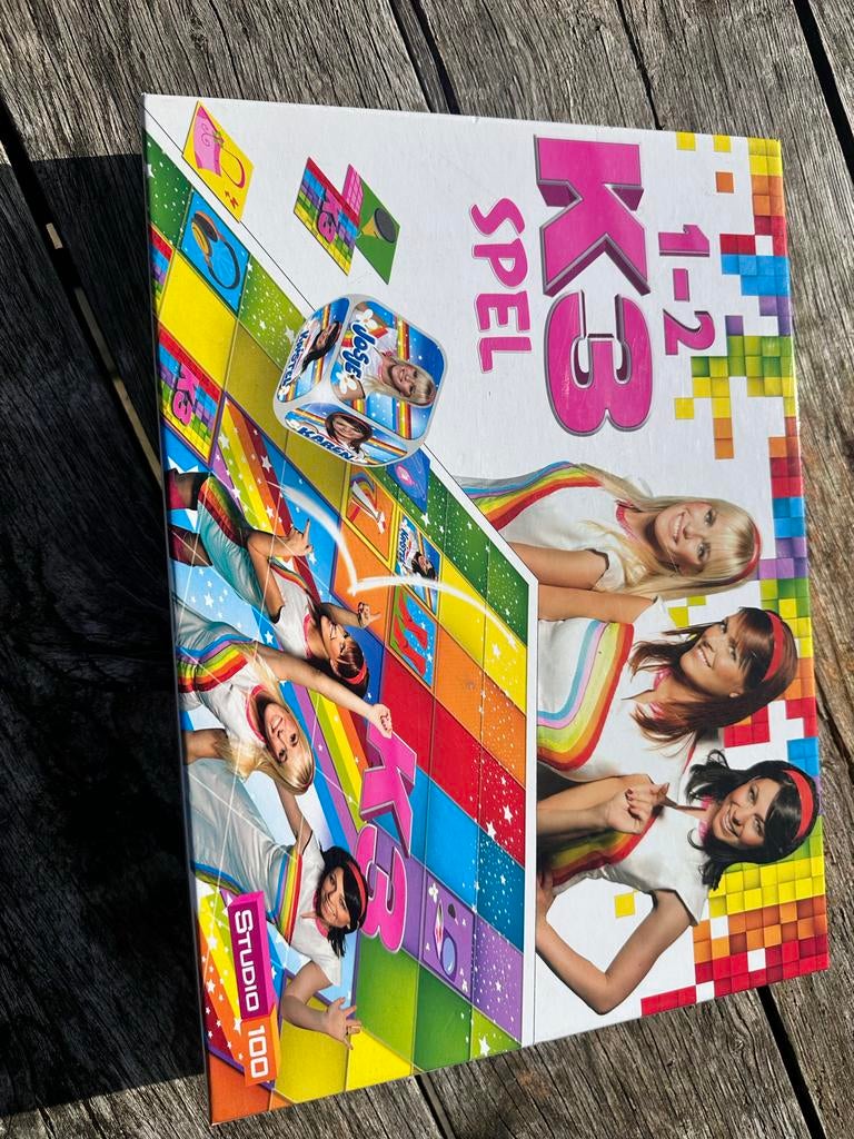 K3 1-2-3 Spel, Hobby en Vrije tijd, Gezelschapsspellen | Bordspellen, Ophalen, Gebruikt