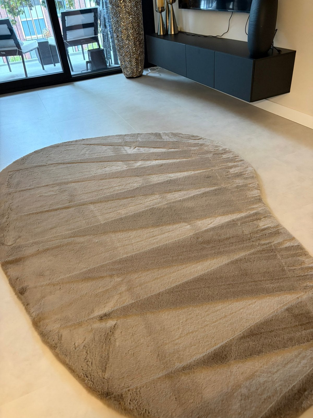 Loods5 vloerkleed taupe, Bruin, 150 tot 200 cm, 200 cm of meer, Ophalen of Verzenden