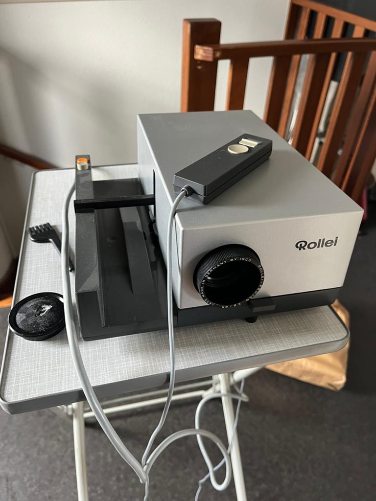 Dia projector scherm accessoires, Ophalen