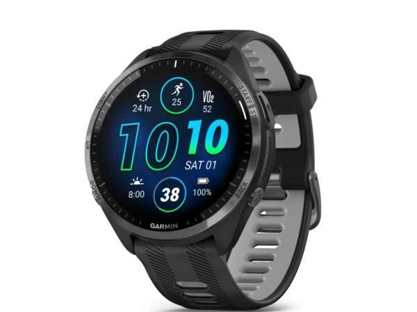 Garmin Forerunner 965 smartwatch - NIEUW!!, Sieraden, Tassen en Uiterlijk, Sporthorloges, Zwart, Garmin, Nieuw, Ophalen of Verzenden