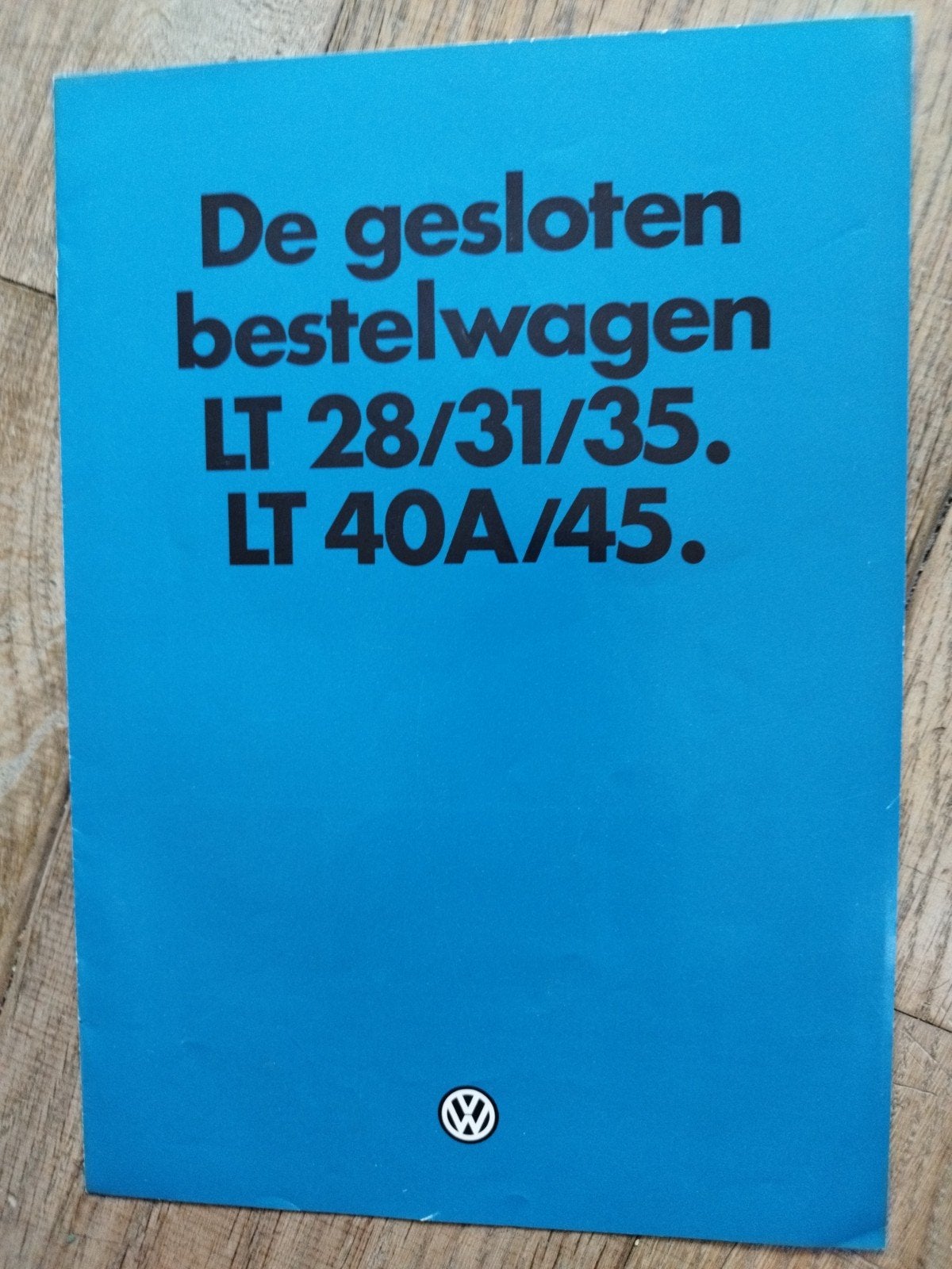 Volkswagen LT Bestelwagen Brochure 1981 - Nederlands, Volkswagen, Ophalen of Verzenden, Zo goed als nieuw, Volkswagen