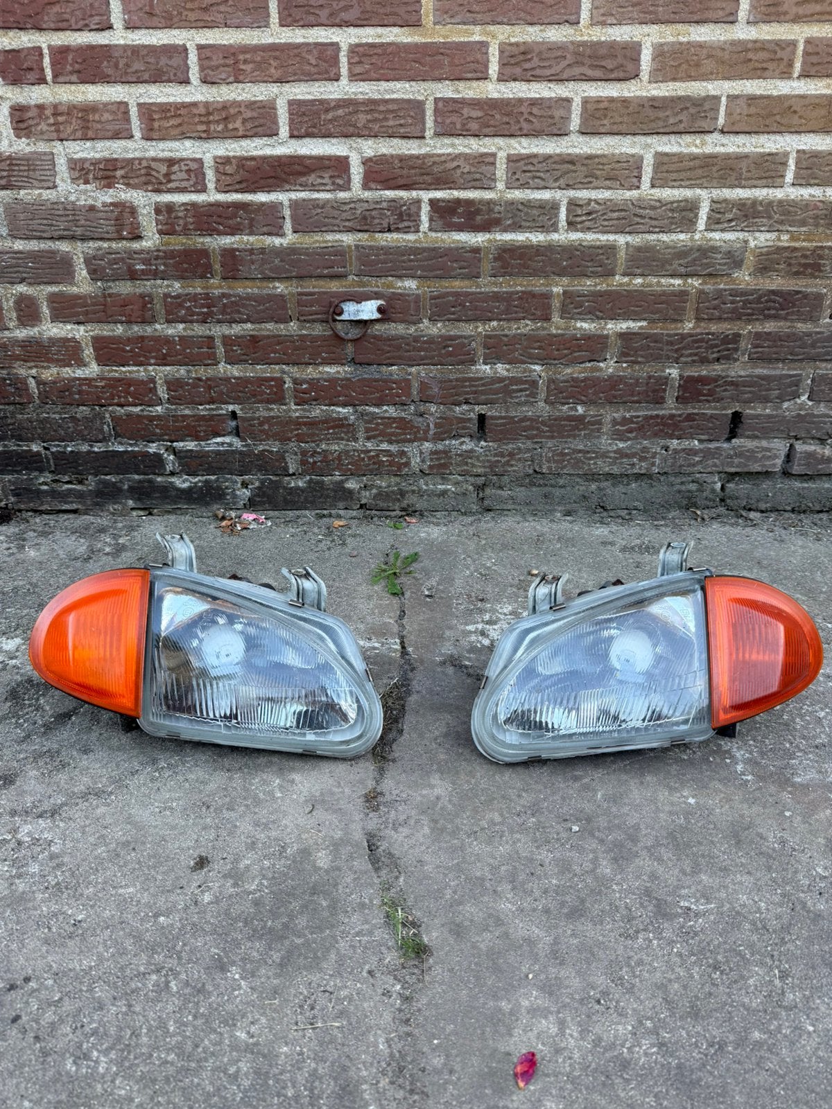 Originele stanley koplampen honda crx delsol, Ophalen of Verzenden, Gebruikt, Honda