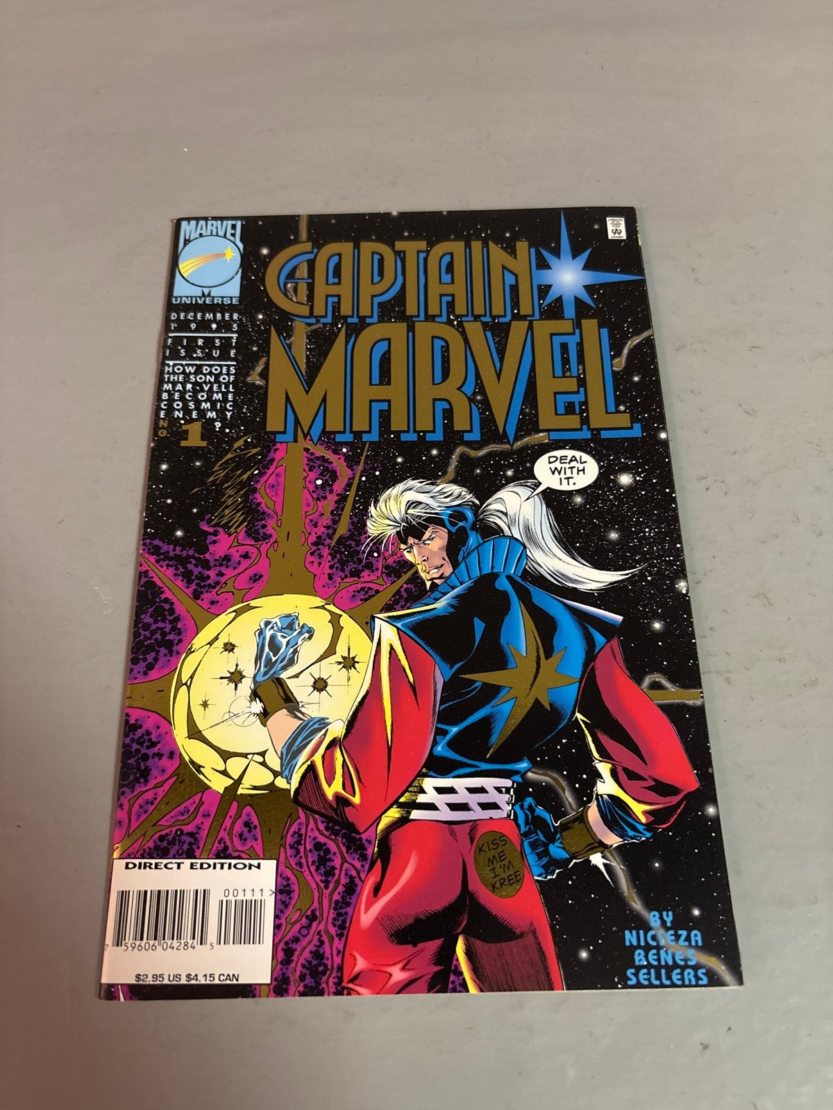 Captain Marvel, Vol. 4 #1 - Eerste uitgave van de serie, Eén comic, Ophalen of Verzenden, Zo goed als nieuw, Amerika