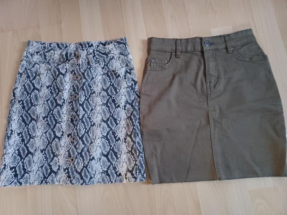 2 rokken mt XS ( 170), Ophalen of Verzenden, Zo goed als nieuw, Maat 34 (XS) of kleiner, Boven de knie